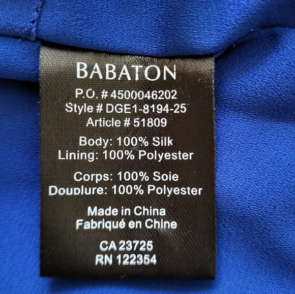 Wilfred 100% Silk Dress - Picture 4 of 5
